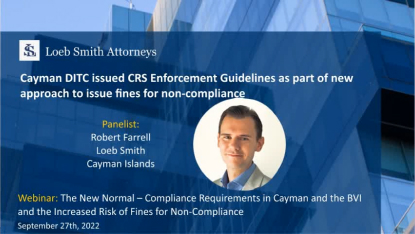 The New Normal – Compliance Requirements in Cayman & the BVI and the Increased Risk of Fines for NC 5 – Anti-Money Laundering compliance-expansion of scope of AML regime in the BVI to Digital Assets